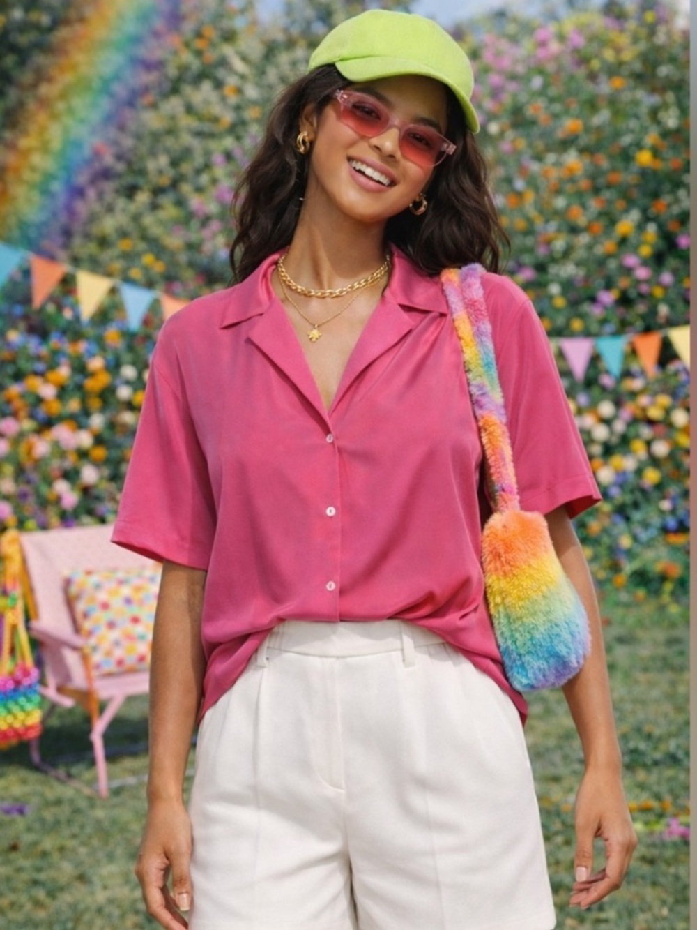 ARITZIA BABATON Academy Silk Shirt Sz SMALL